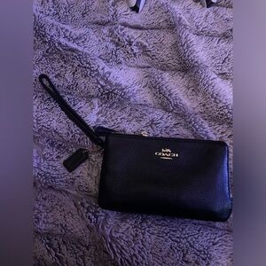 Black Coach wristlet